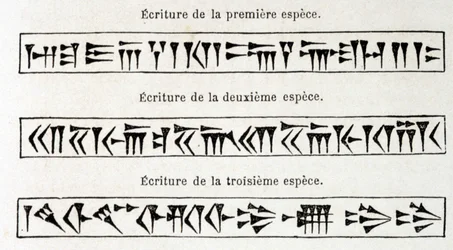 Scrittura cuneiforme, "Giro del mondo" 1° semestre 1863