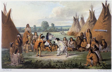 Danza tra gli indiani d