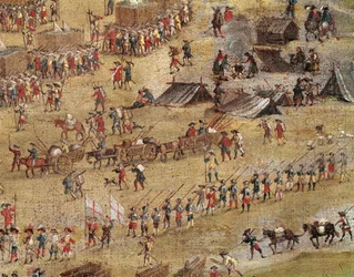 Dettaglio delle truppe di Richelieu durante l