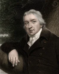 Edward Jenner 1749-1823 - incisione - XIX secolo