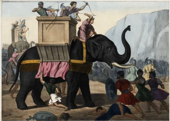 Eleazar Maccabeo combatte al fianco degli ebrei contro l