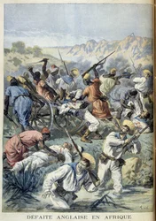Sconfitta inglese in Africa - in "Le Petity Journal" del 05/03/1894