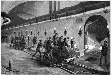 Escursione nelle fogne di Parigi nel 1872