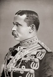 John Denton Pinkstone French, dal libro South Africa and the Transvaal War di Louis Creswicke, pub. 1900