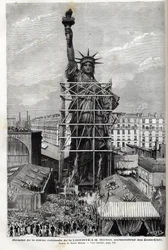 Francia, Parigi, consegna della Statua della Libertà all