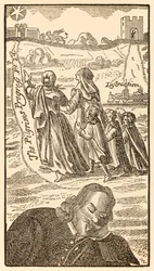 Frontespizio della seconda parte di Il progresso del pellegrino di John Bunyan