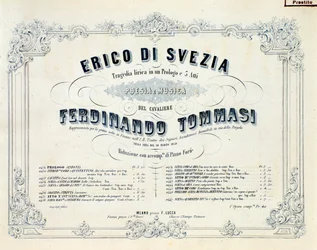 Frontespizio di Enrico di Svezia, opera di Ferdinando Tommasi