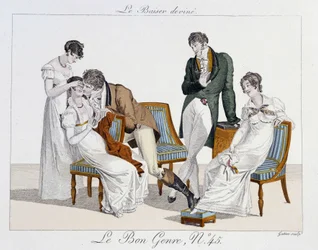 Gioco: "il bacio indovinato" - in "Il Buon Genere", n. 45