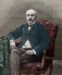 Georges Clemenceau (1841-1929), politico francese nel 1885