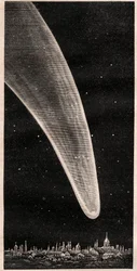 Grande Cometa del 1811 - incisione circa 1867