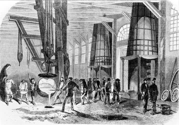 Fonderia di Grenelle nel 1885
