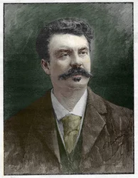 Guy de Maupassant (1850-1893), scrittore francese.