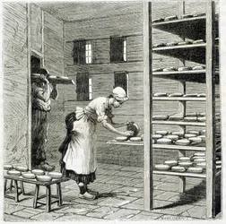Haloir (o essiccatore) per la fabbricazione del formaggio camembert - in 