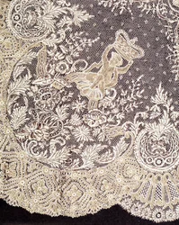 Fazzoletto in pizzo di Bruxelles