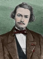 Henri Duveyrier (1840-1892), esploratore francese - ritratto di Henri Duveyrier orientalista, viaggiatore e geografo francese