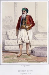 Hussein pasha, dey (Gran zio) di Algeri dal 1818 fino al 1830 quando i francesi presero Algeri