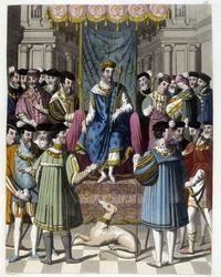 Intervista con Francesco I (1494 - 1547) e Enrico VIII (1491 - 1547) d