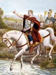 Giulio Cesare attraversa il Rubicone