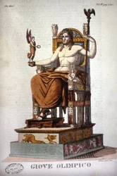 Giove (Zeus) - incisione