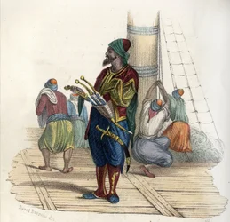 Khayr al-Din (1476-1546), noto come Barbarossa II, corsaro turco. Fondatore dello stato di Algeri nel XVI secolo. In "L