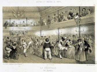 La Courtille: ballo popolare - XIX secolo
