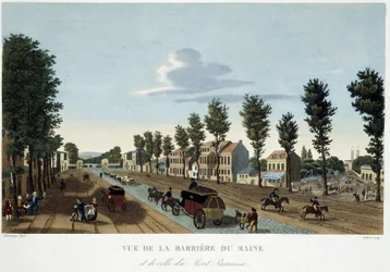 La barriera del Maine, circa 1820