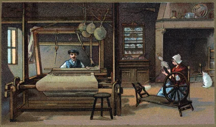 Cromolitografia della fine del XIX secolo