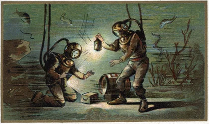 Cromolitografia della fine del XIX secolo