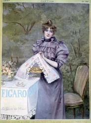 Le cake des rois di Frédéric Vallet - in "Figaro Illustré", gennaio 1897