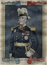 Il generale François Oscar de Négrier 1839-1913 - incisione in "Le-Pèlerin" del 1899