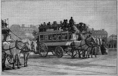 Gli omnibus di Parigi nel XIX secolo: l