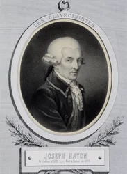 Medaglione ritratto del musicista Franz Joseph Haydn (1732-1809)