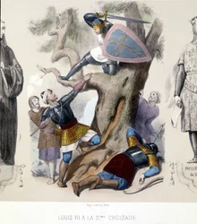 Luigi VII il Giovane (1120/1180), Capetingi diretti durante la 2ª Crociata (1147/1149).