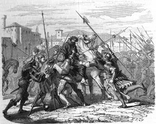 Luigi il Moro fatto prigioniero (1500).
