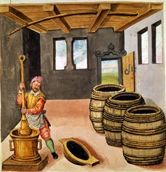 Fabbricazione della polvere nera - in 