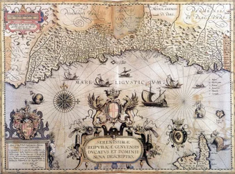 Mappa della Repubblica di Genova