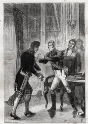Incontro tra Charles Lemercier de Longpré (1778-1854), barone d