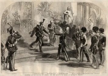Incontro tra lo zar russo Alessandro II (1818-1881) e l