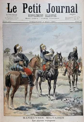 Manovre militari: i piccioni viaggiatori - in "Le Petity Journal" del 02/05/1897