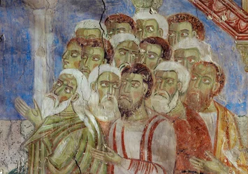 Affreschi nella chiesa del monastero benedettino di Lambach, Alta Austria (affresco)