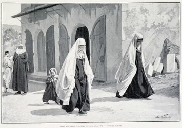 Donne musulmane in Bosnia. In Tour du monde 1/1896