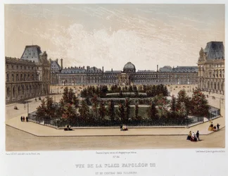 Piazza Napoleone III e il Palazzo delle Tuileries