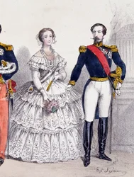 Napoleone III ed Eugenia