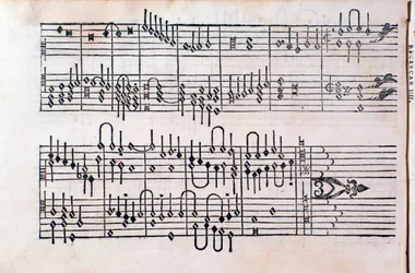 Pagina da "Tablature; Libro 1" di Gerolamo Cavazzoni