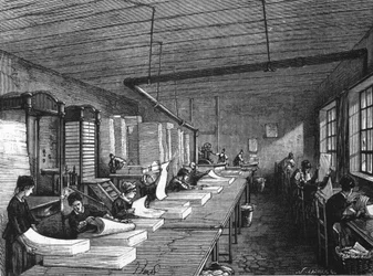 Fabbricazione della carta nel XIX secolo