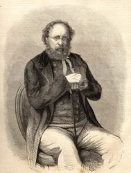 Pierre Joseph Proudhon (1809 - 1865). Teorico socialista francese, precursore dell