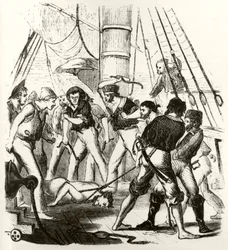 Pirati che tormentano George Withers