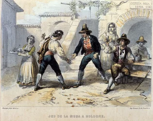 Giocatori di morra in un
