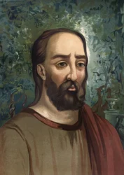Plinio il Vecchio (23-79) - ritratto di Plinio il Vecchio. in latino Caius Plinius Secundus scrittore latino (Como, 23 d.C. a Stabies, 79 d.C.). basato su 