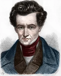 Ritratto di Armand Carrel (1800-1836), giornalista francese.